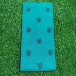 Women Green Color Cotton Fancy Saree with Chic Design for Party Wear