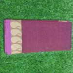 Women Red Wine Color Cotton Fancy Saree with Chic Design for Party Wear