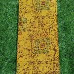 Women yellow Cotton Fancy Saree with Classic Print for Office Wear