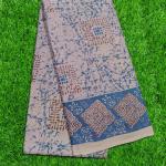 Women Cotton Fancy Saree with Minimal Design & Elegant Finish