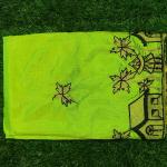 Women Light Green Cotton Fancy Saree with Soft Fabric for Daily Wear