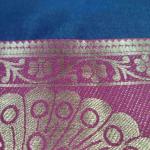 Women Dark Grey Cotton Fancy Saree with Minimal Print & Elegant Finish
