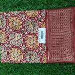 Women  Dark Maroon Cotton Fancy Saree with Designer Print & Stylish Look