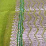 Women Yellow Cotton Fancy Saree with Lightweight Comfortable Fit