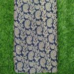 Women Blue Cotton Fancy Saree with Floral Print & Soft Fabric
