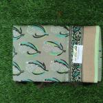 Women  Cotton Fancy Saree with Designer Print & Stylish Look