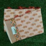 Women Cotton Fancy Saree with Classic Print for Office Wear