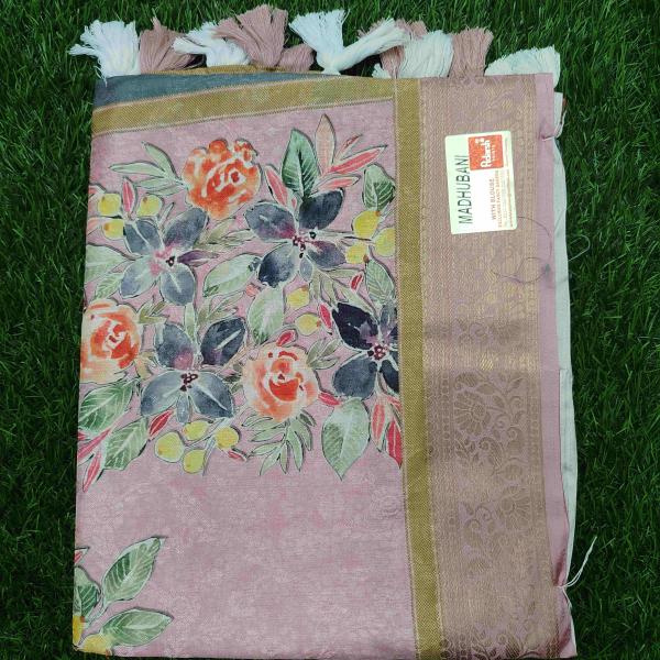 Women Printed Cotton Fancy Saree with Attractive Pallu
