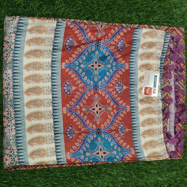 Women Casual Cotton Fancy Saree with Contemporary Design