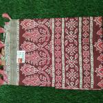 Women Light Rose with White Cotton Fancy Saree with Modern Pattern & Chic Style
