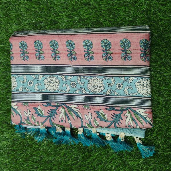 Women Fancy Cotton Saree with Minimal Design & Modern Appeal