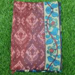 Women Fancy Cotton Saree with Stylish Border & Elegant Pallu