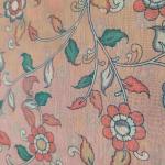 Women Cotton Fancy Saree with Contrast Border & Chic Look