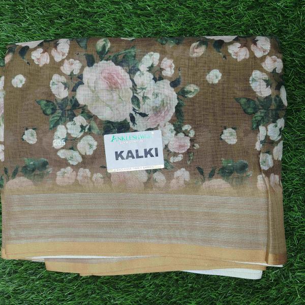 Women Multicolor Cotton Fancy Saree with Trendy Flower Design & Daily Use