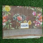 Women Multicolor Cotton Fancy Saree with Trendy Print & Daily Use