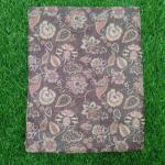 Women Maroon Cotton Fancy Saree with Minimal Print & Elegant Finish