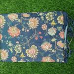 Women Blue Cotton Fancy Saree with Designer Border & Casual Wear