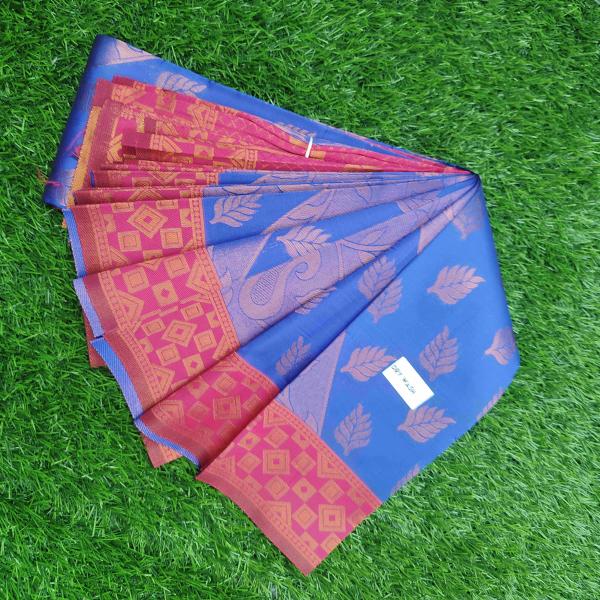 Women Soft Silk Saree with Minimal Elegant Design