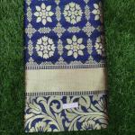 Women Soft Silk Saree with Artistic Thread Pattern