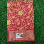 Women Linen Cotton Saree for Relaxed Looks with Minimal Beauty