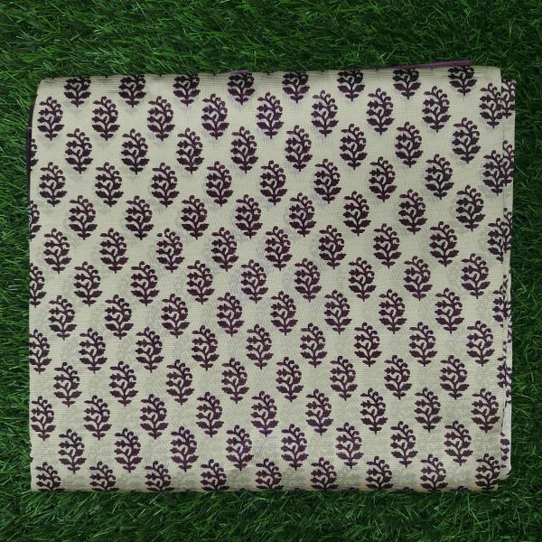 Women Traditional Cotton Fancy Saree with Elegant Print Work