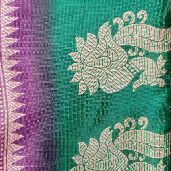 Women Printed Cotton Saree for Casual Trends with Floral Artwork