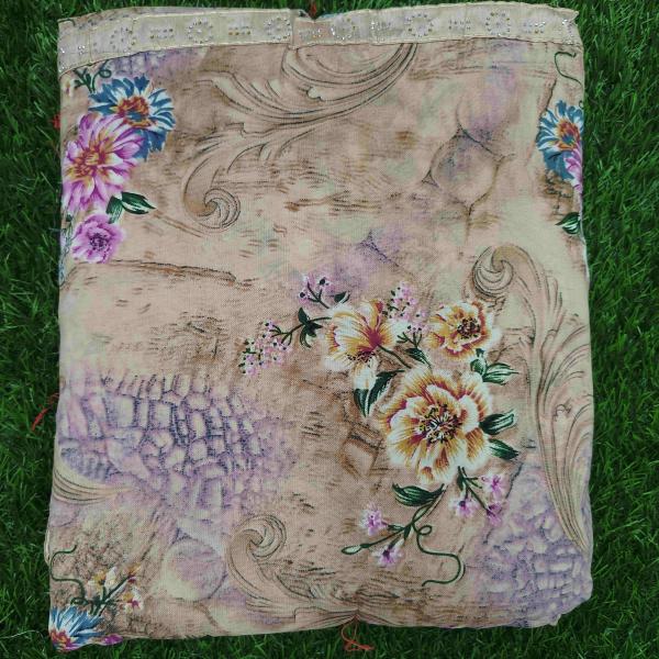 Women Printed Cotton Saree for Creative Styling with Artistic Motifs