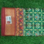 Women Fancy Cotton Saree for Evening Fashion with Stylish Borders