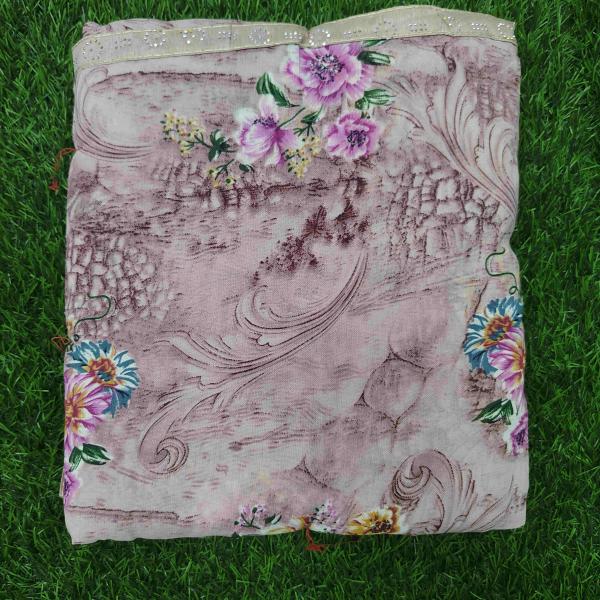 Women Printed Cotton Saree for Artistic Wear with Vibrant Artwork