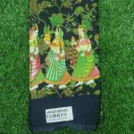 Women Linen Cotton Saree for Summer Days with Breezy Comfort