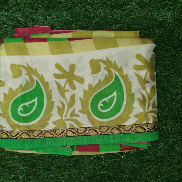Women Printed Cotton Saree for Artistic Looks with Unique Designs