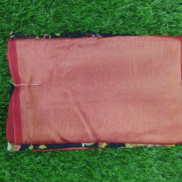 Women Fancy Cotton Saree for Festive Gatherings with Elegant Finish