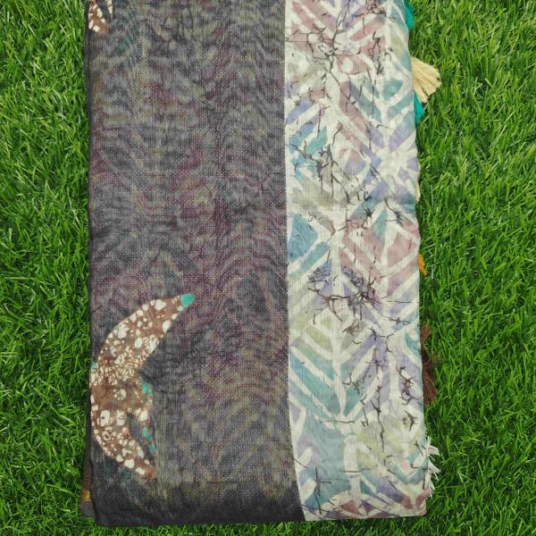 Women Linen Cotton Saree for Chic Fashion with Natural Drape