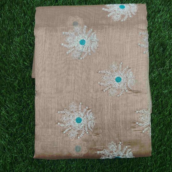 Women Linen Cotton Saree for Minimal Looks with Casual Comfort