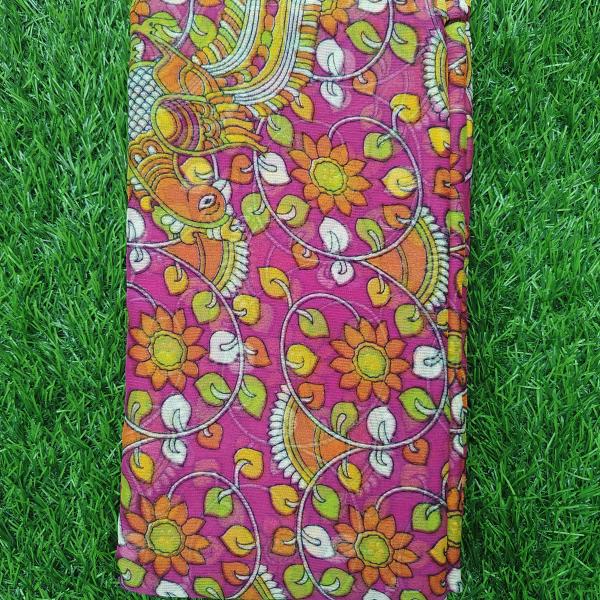 Women Printed Cotton Saree for Elegant Fashion with Artistic Design