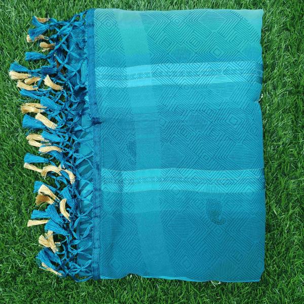Women Fancy Cotton Saree for Party Glam with Stylish Detailing