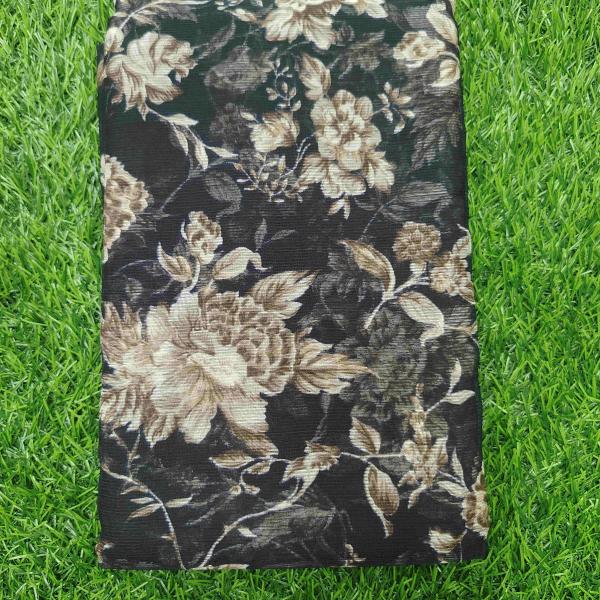 Women Printed Cotton Saree for Office Looks with Artistic Print Design