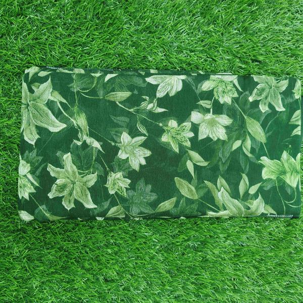 Women Printed Cotton Saree for Casual Fashion with Creative Print Flow