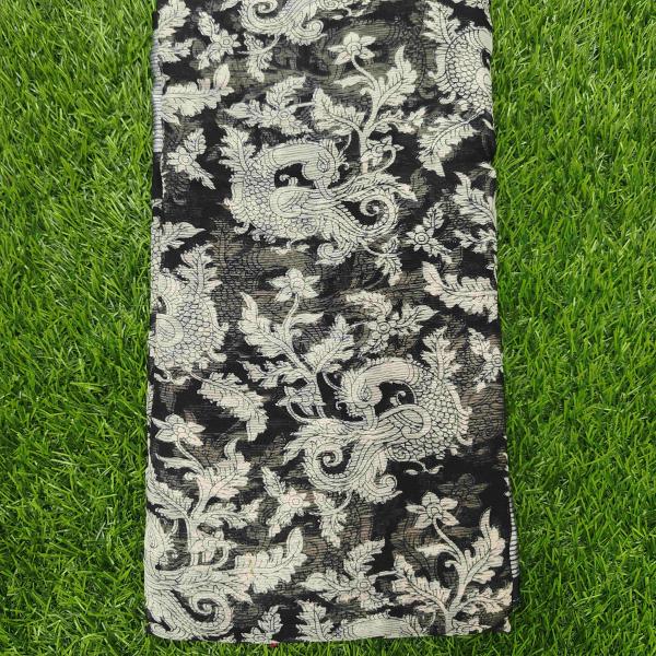 Women Fancy Cotton Saree for Evening Styling with Chic Design Finish