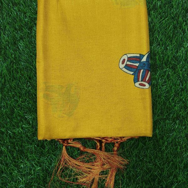 Women Printed Cotton Saree for Office Wear with Smart Design Pattern