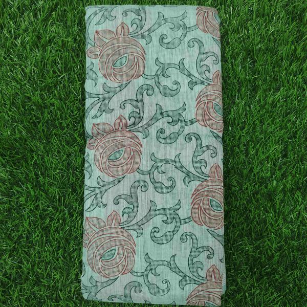 Women Linen Cotton Saree for Daily Wear with Clean Aesthetic Look