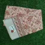 Women Linen Cotton Saree for Daily Comfort with Subtle Design Touch