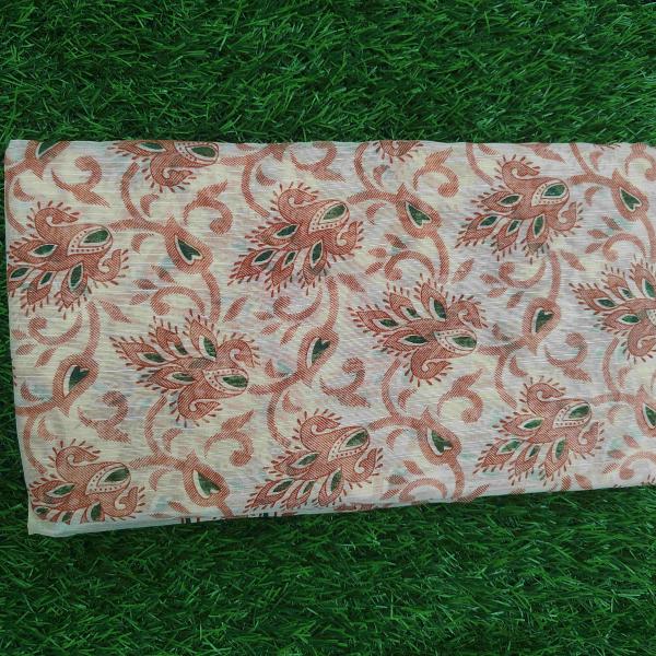 Women Linen Cotton Saree for Daily Comfort with Subtle Design Touch