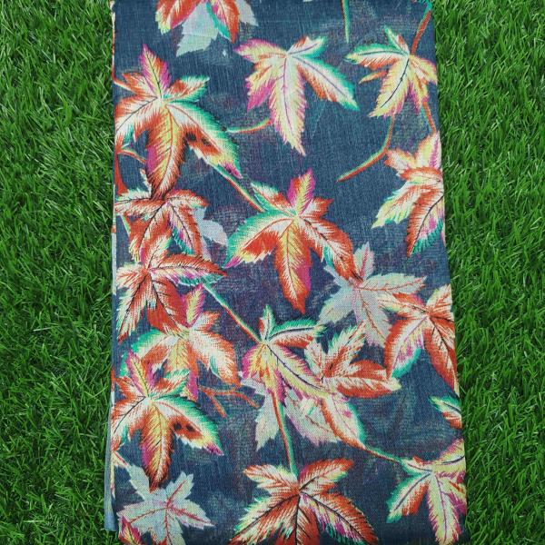 Women Fancy Cotton Saree for Festive Wear with Glam Finish