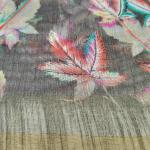 Women Linen Cotton Saree for Summer Comfort with Light Fabric