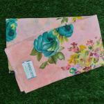 Women Linen Cotton Saree for Everyday Wear with Smooth Fabric