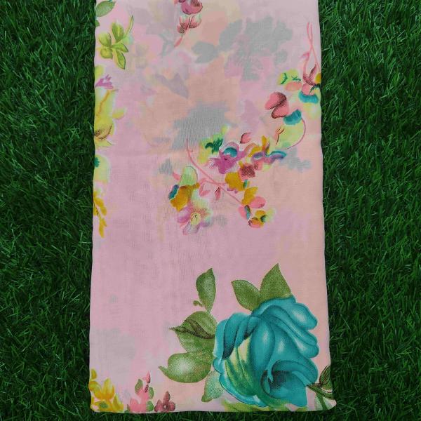 Women Linen Cotton Saree for Everyday Wear with Smooth Fabric
