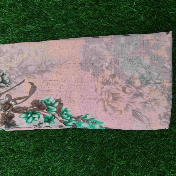 Women Linen Cotton Saree for Casual Comfort with Easy Drape