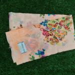 Women Linen Cotton Saree for Daily Wear with Subtle Design
