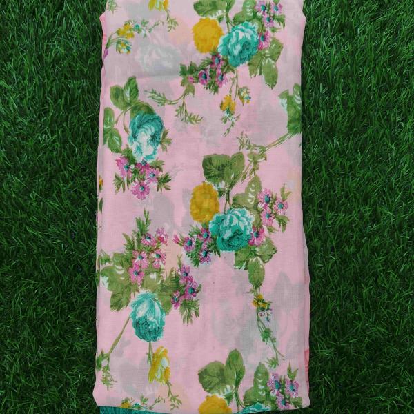 Women Fancy Cotton Saree for Party Look with Elegant Border Finish